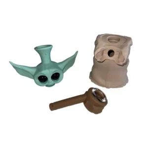 Alien Bong Silicone – Yellow - Image 2