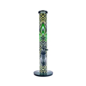 Fire-Flow x Black Leaf – Glass Bong Leaves #34 – 40cm - Image 2