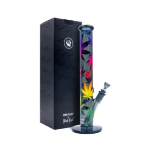 Fire-Flow x Black Leaf – Glass Bong Leaves Gradient – ​​40cm - Afbeelding 3