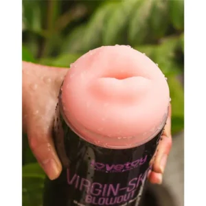 LoveToy Virgin-Skin Blowout Double Side Stroker Vagina and Mouth - Afbeelding 2