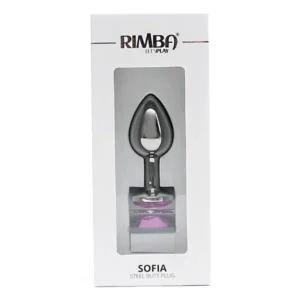 Sofia Metal Butt Plug Rimba Pink - Afbeelding 4