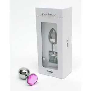 Sofia Metal Butt Plug Rimba Pink - Afbeelding 3